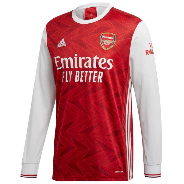 Thailande Maillot Football Arsenal Domicile ML 2020-21 Rouge